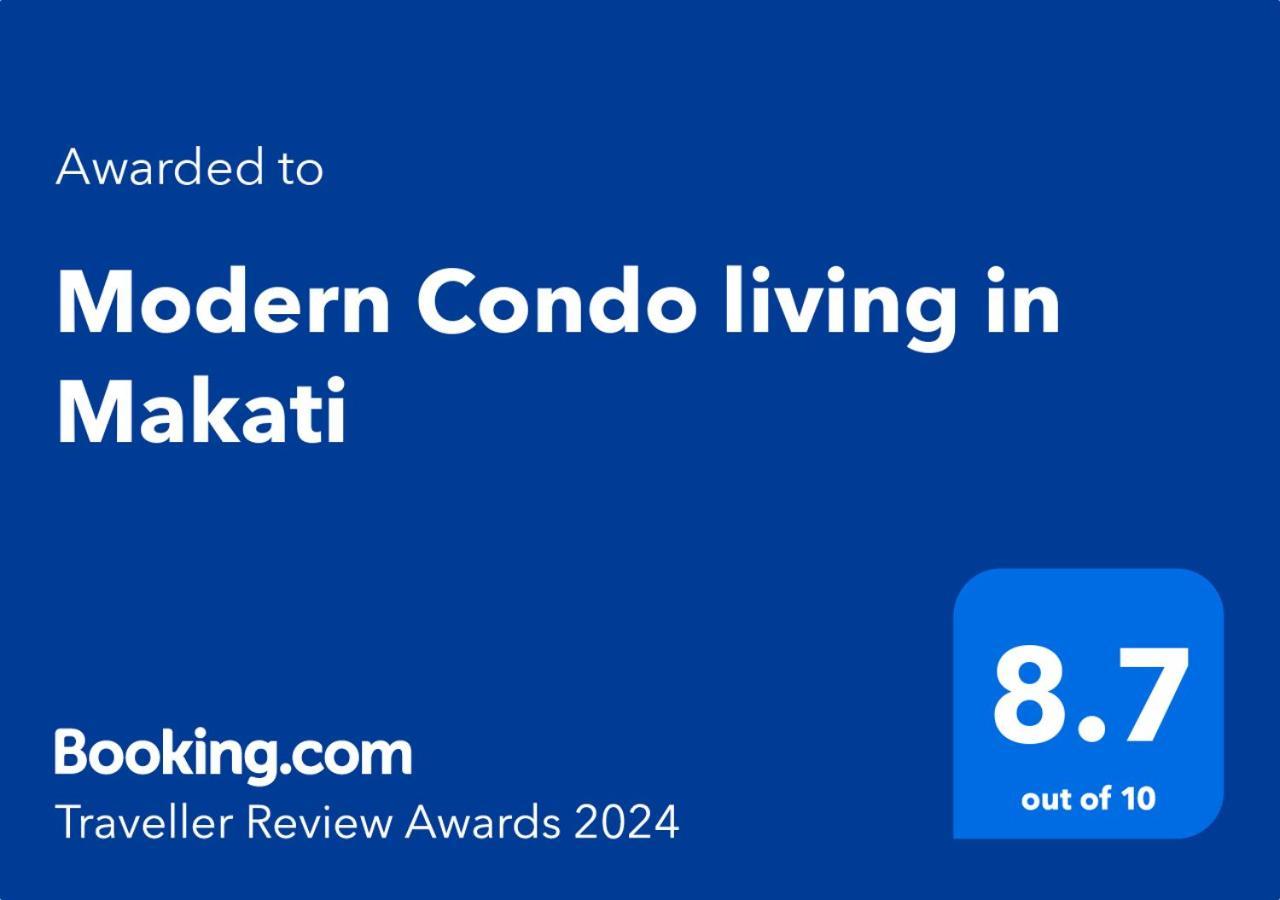 Modern Condo Living In Makati مانيلا المظهر الخارجي الصورة